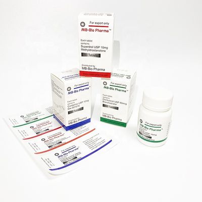 विरोधी नकली गोली बोतल लेबल, मैट फाड़ना दवा लेबल स्टिकर