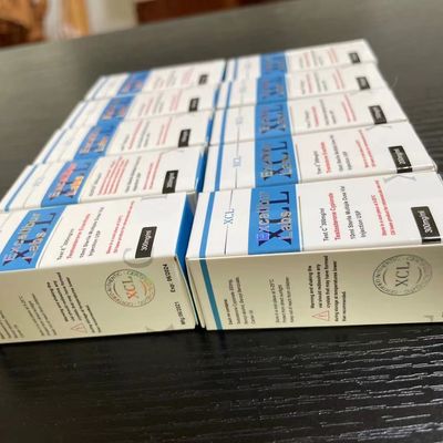 स्टेरॉयड के लिए सिल्वर होलोग्राम फ़ॉइल ग्लॉसी 300 ग्राम कार्डबोर्ड 10 शीशी के बक्से