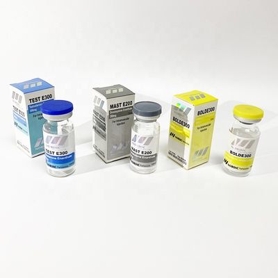 टेस्ट ई 300 स्टेरॉयड 10ml ग्लास शीशी पैकेजिंग बॉक्स