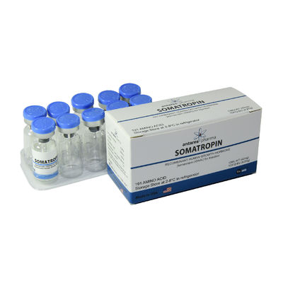 मैच लेबल और प्लास्टिक ट्रे के साथ मानव विकास हार्मोन 2 3 10ml शीशी के बक्से