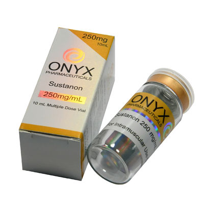 ऑयलप्रूफ होलोग्राफिक पैकेजिंग बॉक्स, 59 मिमी उच्च शीशी बॉक्स पैकेजिंग: